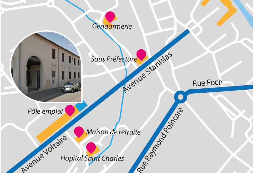 carte AMIPH Commercy